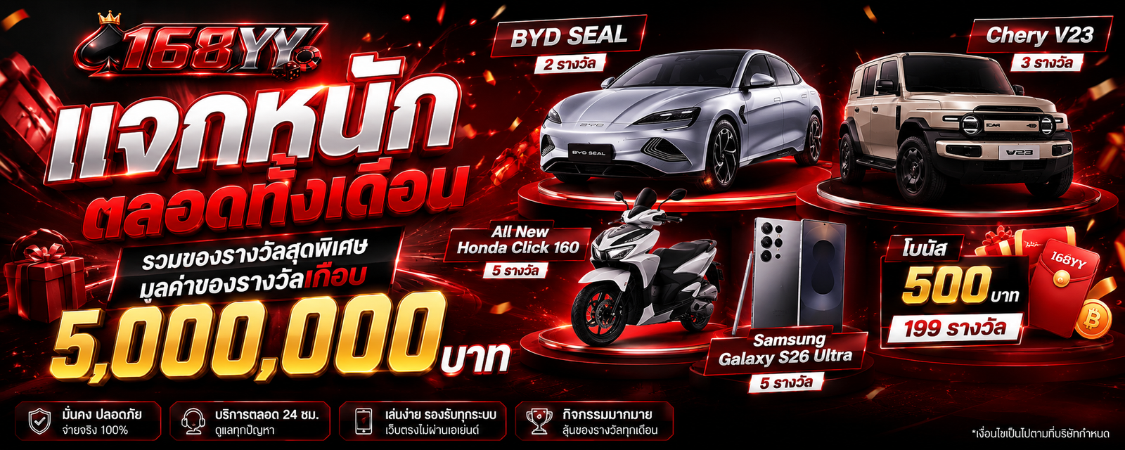 168YY แจกหนักตลอดทั้งเดือน